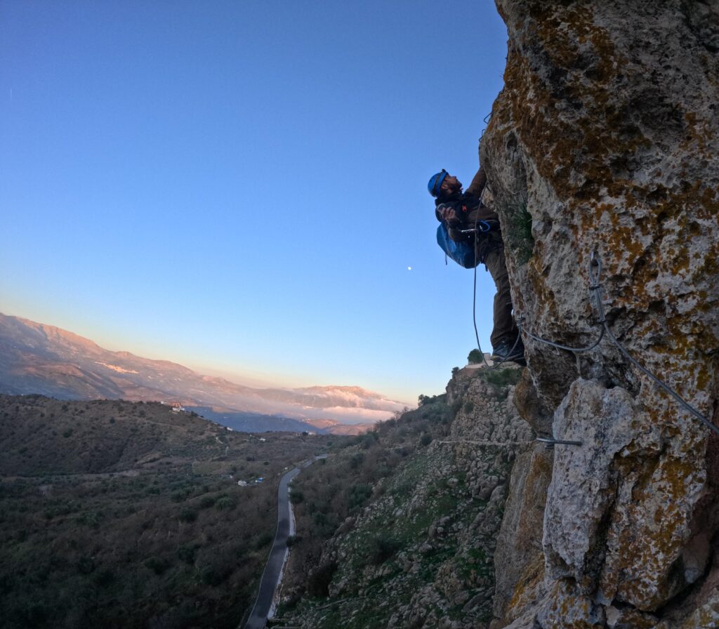 via ferrata Comares